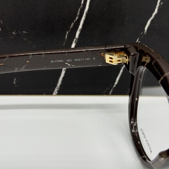 NEW BOTTEGA VENETA BV1105O 003 CAT EYE HAVANA/WHITE WOMEN EYEGLASSES - Picture 8 of 10